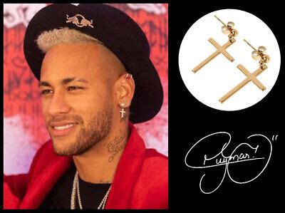 neymar cross earrings|neymar cross earrings online.